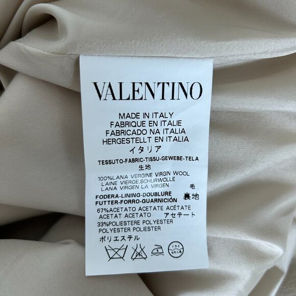 Red Valentino Cream Cocktail Dress Size US 6 - Picture 6 of 7